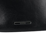 Gucci 001 4286 Black Calfskin Bucket Shoulder Bag