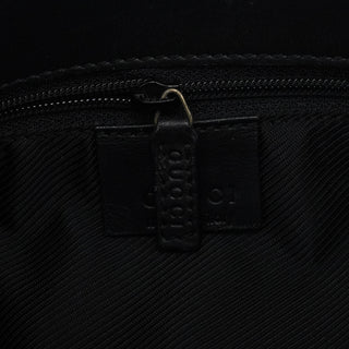 Gucci 001 4286 Black GG Bucket Shoulder Bag