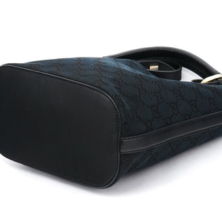 Gucci 001 4286 Black GG Bucket Shoulder Bag