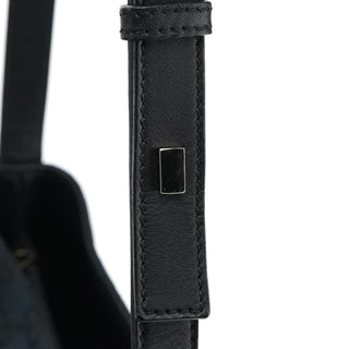 Gucci 001 4286 Black GG Bucket Shoulder Bag