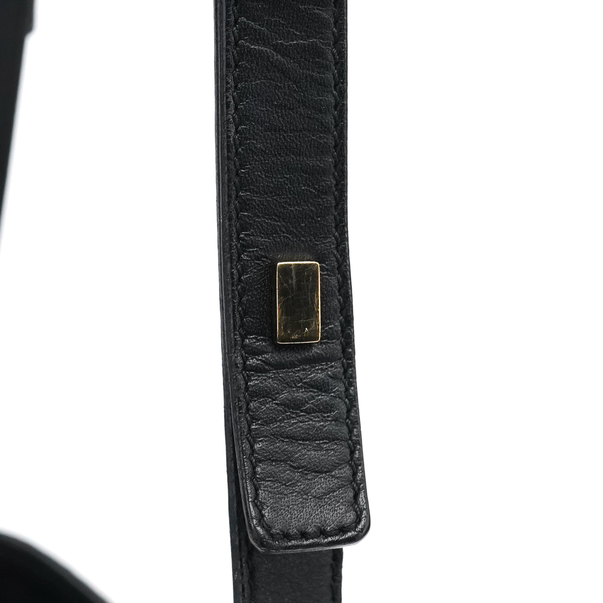 Gucci 001 4286 Black GG Bucket Shoulder Bag