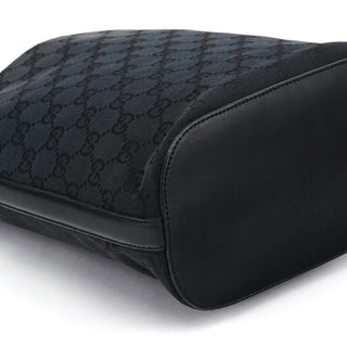 Gucci 001 4286 Black GG Bucket Shoulder Bag