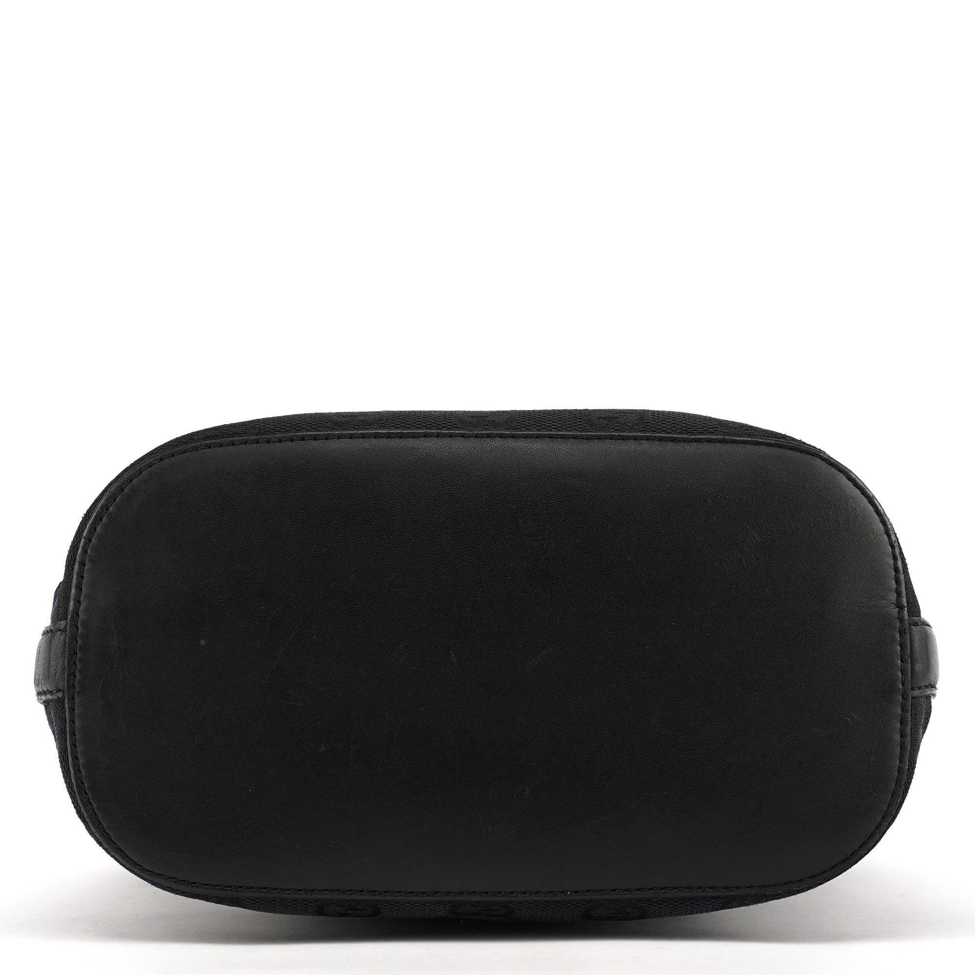 Gucci 001 4286 Black GG Bucket Shoulder Bag