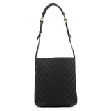 Gucci 001 4286 Black GG Bucket Shoulder Bag