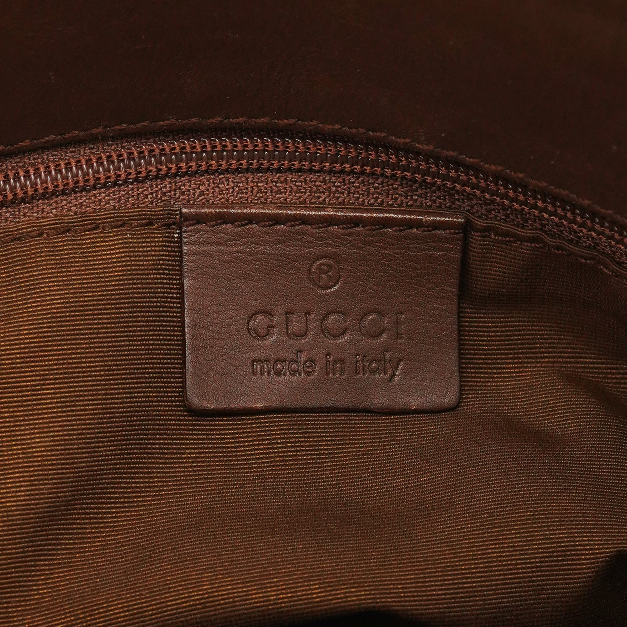 Gucci 001 4295 Brown GG Canvas Shoulder Bag