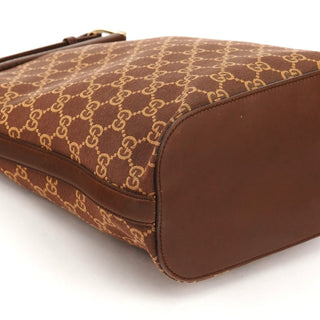Gucci 001 4295 Brown GG Canvas Shoulder Bag