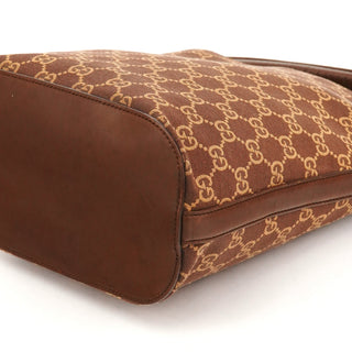 Gucci 001 4295 Brown GG Canvas Shoulder Bag