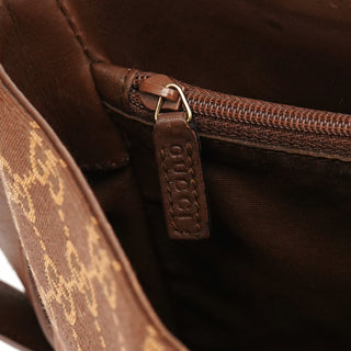Gucci 001 4295 Brown GG Canvas Shoulder Bag