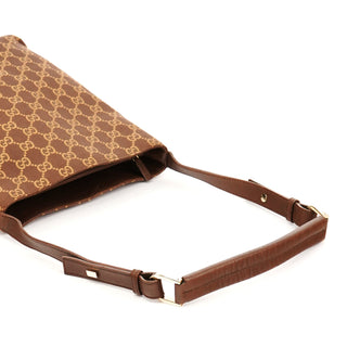 Gucci 001 4295 Brown GG Canvas Shoulder Bag