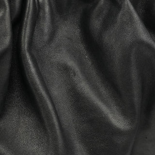 Gucci 001 4332 Black Leather Ruched Hobo Shoulder Bag