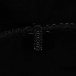 Gucci 001 4332 Black Suede Ruched Shoulder Bag