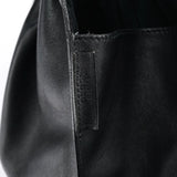 Gucci 001 4335 Black Ruched Calfskin Shoulder Bag