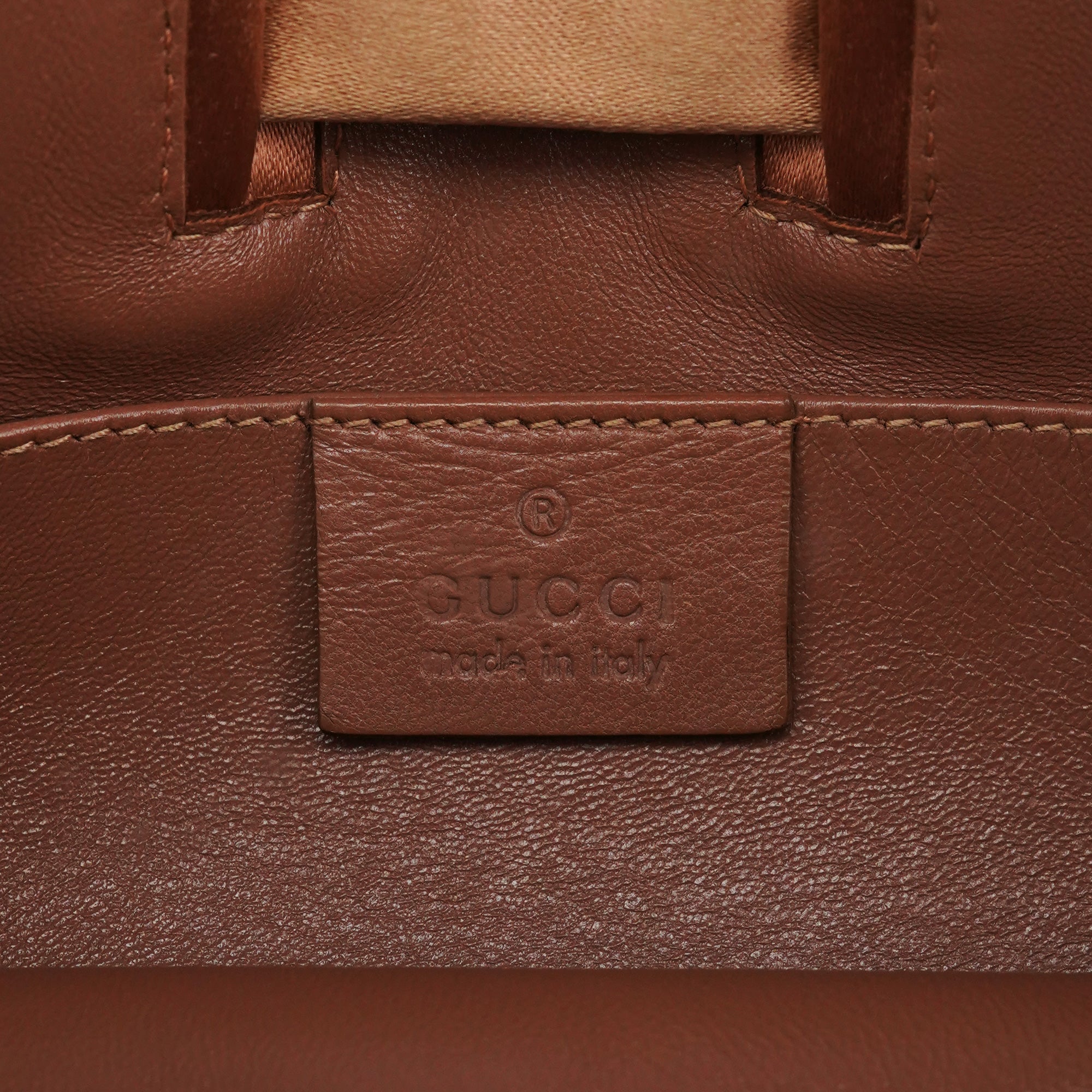 Gucci 001 4339 Soft Pink Satin Shoulder Bag