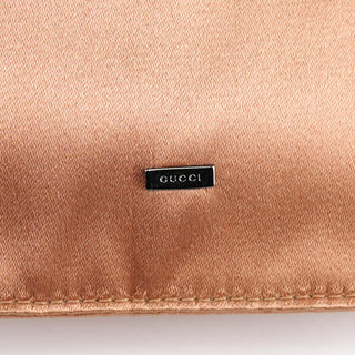 Gucci 001 4339 Soft Pink Satin Shoulder Bag