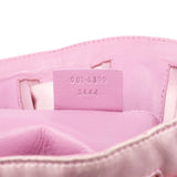 Gucci 001 4399 Pink Satin Drawstring Shoulder Bag