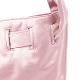 Gucci 001 4399 Pink Satin Drawstring Shoulder Bag