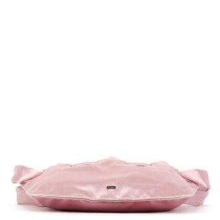 Gucci 001 4399 Pink Satin Drawstring Shoulder Bag