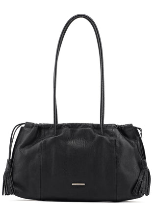 Gucci 001 4403 Black Lizard Embossed Tote Bag