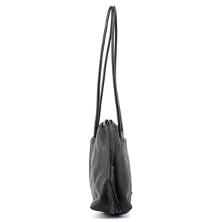 Gucci 001 4403 Black Lizard Embossed Tote Bag