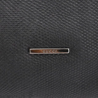 Gucci 001 4403 Black Lizard Embossed Tote Bag