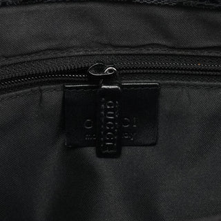 Gucci 002 1010 Anthracite GG Bamboo Tote Bag