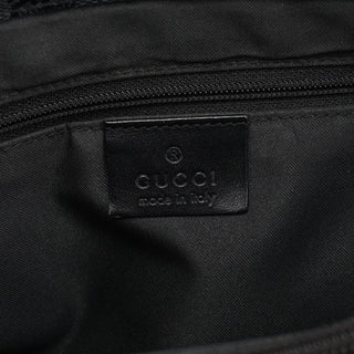 Gucci 002 1010 Anthracite GG Bamboo Tote Bag