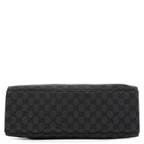 Gucci 002 1010 Anthracite GG Bamboo Tote Bag