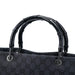 Gucci 002 1010 Anthracite GG Bamboo Tote Bag