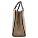 Gucci 002 1010 Beige Canvas Bamboo Tote Bag