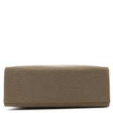 Gucci 002 1010 Beige Canvas Bamboo Tote Bag