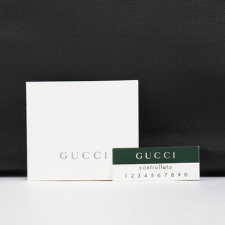 Gucci 002 1010 Black Canvas Bamboo Tote Bag