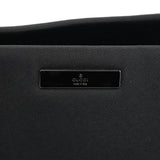 Gucci 002 1010 Black Canvas Bamboo Tote Bag