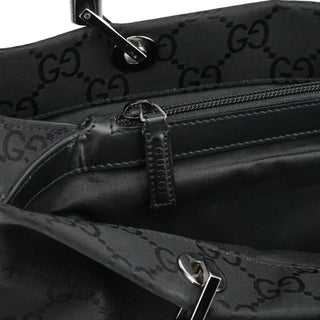 Gucci 002 1010 Black GG Bamboo Tote bag