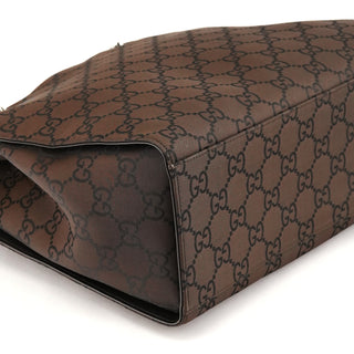 Gucci 002 1010 Brown GG Canvas Bamboo Tote Bag
