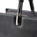 Gucci 002 1033 Black Leather Bamboo 2-Way Tote Bag