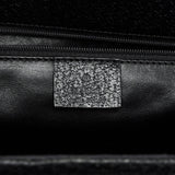 Gucci 002 1034 Black Leather Bamboo 2-Way Tote Bag