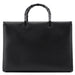 Gucci 002 1034 Black Leather Bamboo 2-Way Tote Bag