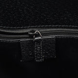 Gucci 002 1034 Black Leather Bamboo Tote Bag