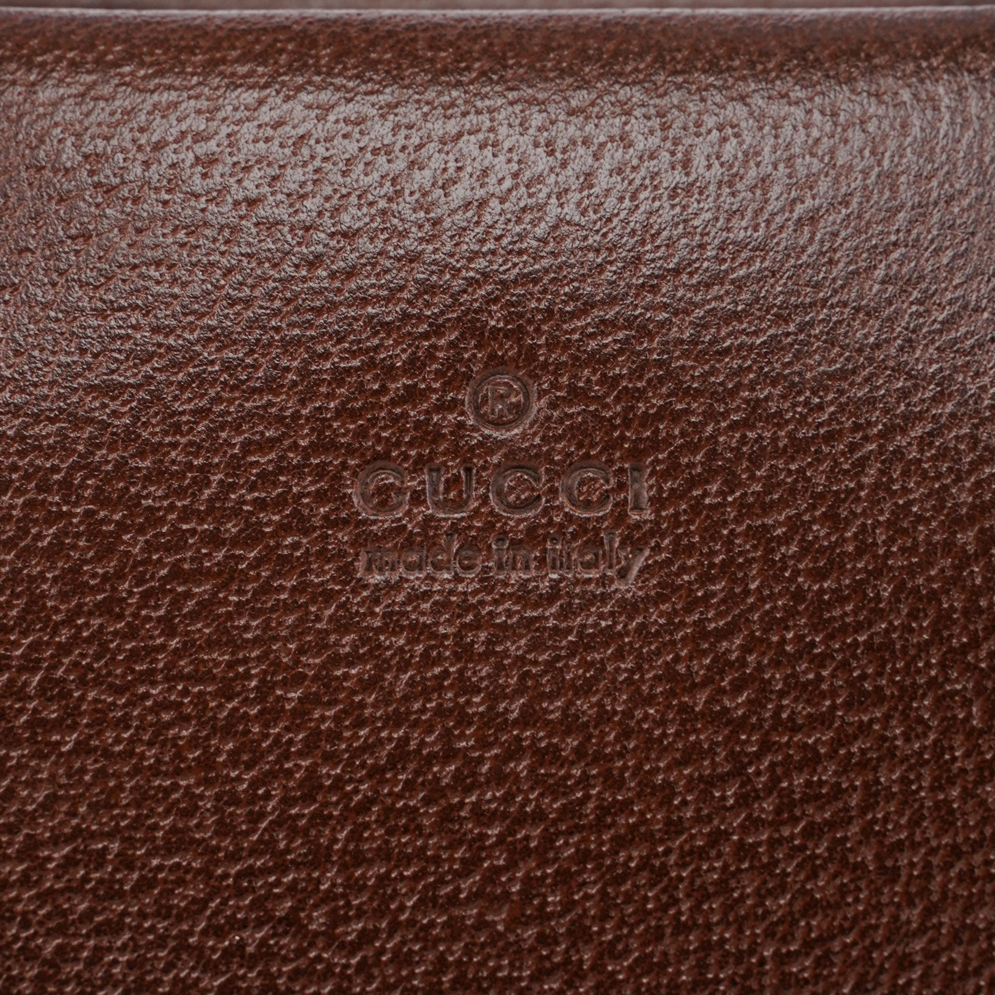 Gucci 002 1035 Bamboo 2-Way Tote Bag aus braunem Leder