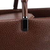 Gucci 002 1035 Brown Leather Bamboo 2-Way Tote Bag