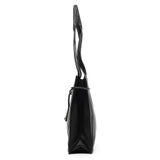 Gucci 002 1053 Black Leather Drawstring Tote Bag