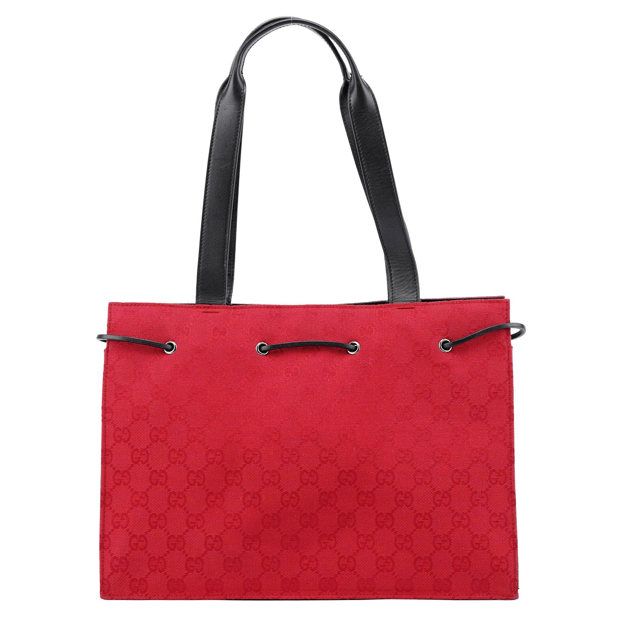 Gucci 002 1053 Red GG Tote Bag