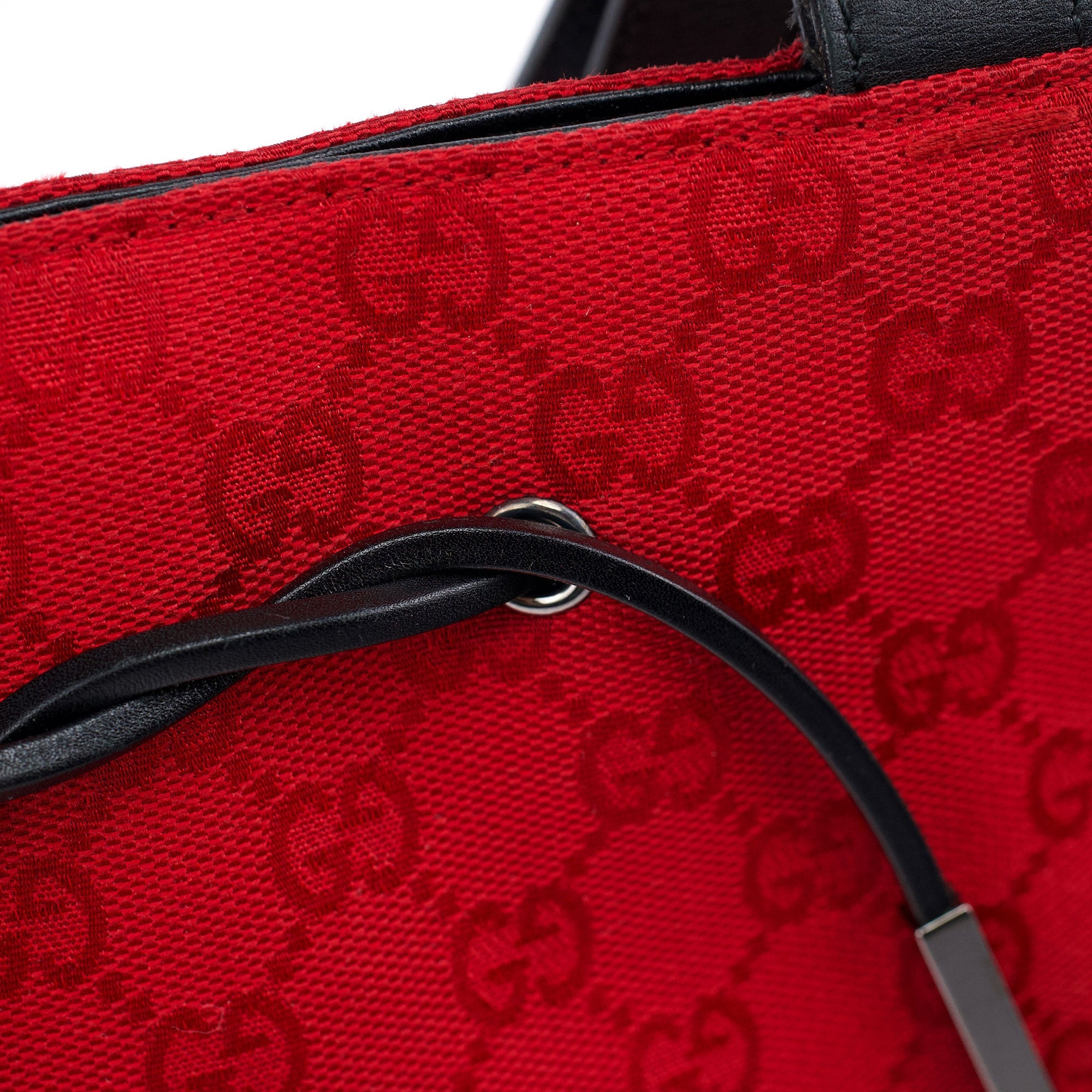 Gucci 002 1053 Red GG Tote Bag