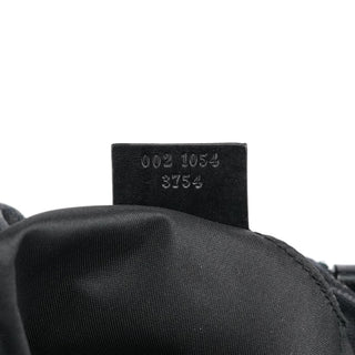 Gucci 002 1054 Black GG Clutch Tote Bag
