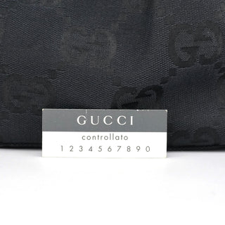 Gucci 002 1054 Black GG Clutch Tote Bag