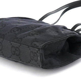 Gucci 002 1054 Black GG Clutch Tote Bag