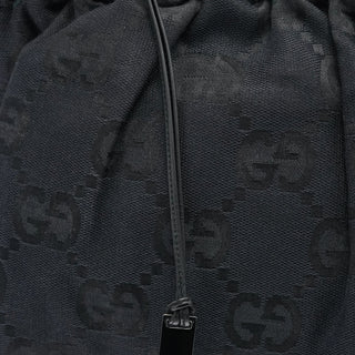 Gucci 002 1054 Black GG Clutch Tote Bag
