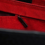 Gucci 002 1060 Black Leather Bamboo Tote