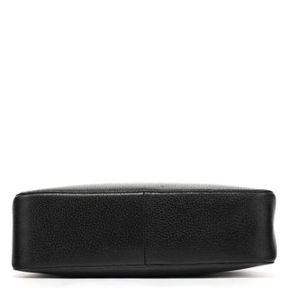 Gucci 002 1060 Black Leather Bamboo Tote Bag