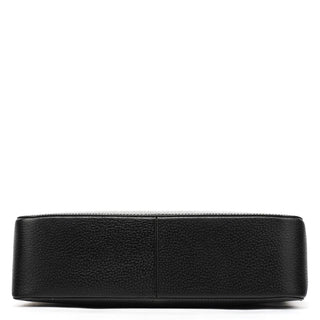 Gucci 002 1060 Black Leather Bamboo Tote Bag